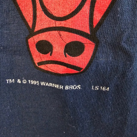 *NWOT* - Vintage Chicago Bulls - 1995 Warner Bros. - Novel Teez T-shirt (Large) - Picture 6 of 10